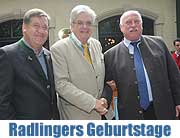Edmund Radlinger: 60. Geburtstag, 40 Jahre Ehrenamt im Münchner Schaustellerverein e.V. und 100 Jahre Schaustellertradition der Familie Radlinger (©Foto: Ingrid Grossmann)